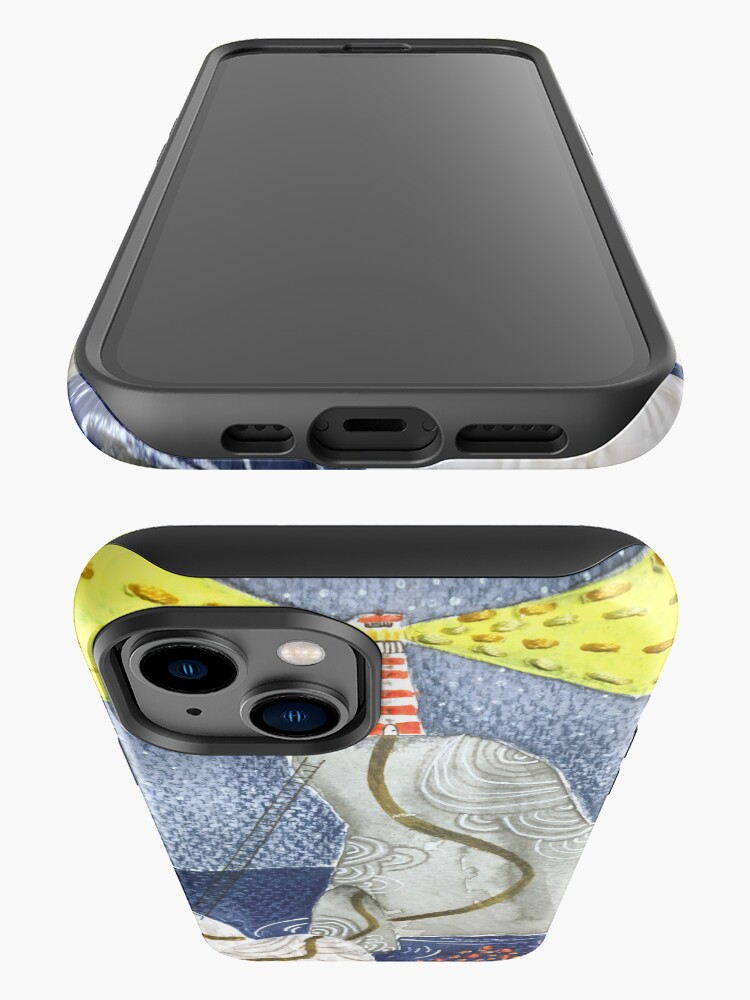 Aperçu 3 sur 4. Coque iPhone avec l'œuvre Phare du bout de mon monde créée et vendue par luna2810.