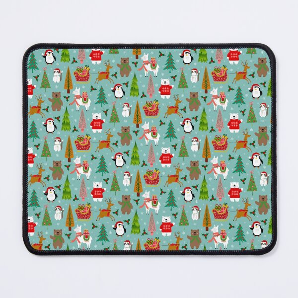 Item preview, Christmas Animals Seamless Pattern designed and sold by Cedarrue.