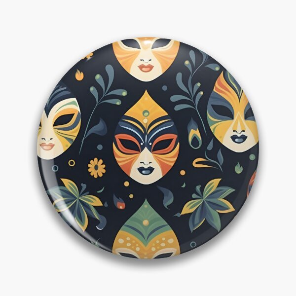 Item preview, Dark Venice Floral Mask designed and sold by StudioThink.