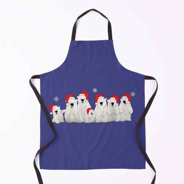 Item preview, Polar Bear Family Christmas Hats designed and sold by Nange and Gabe.