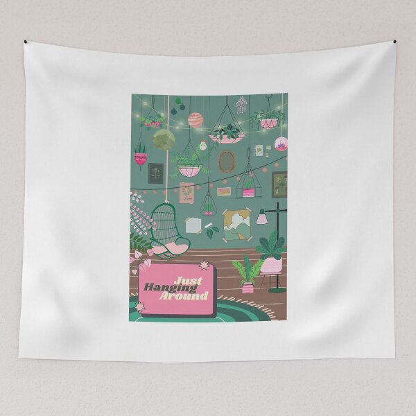 Item preview, Just hanging around funny modern house plant design designed and sold by ModernAndFunky.