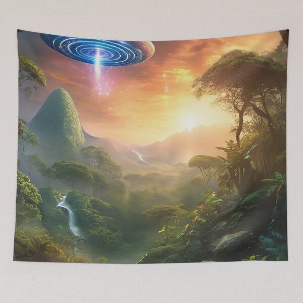 Item preview, BREATHTAKING Abstract Space Painting Unique Art by CeyhunS designed and sold by CeyhunS.