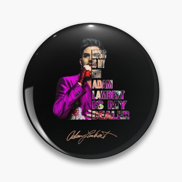 Item preview, MUSIC IS MY DRUG AND ADAM LAMBERT IS MY DEALER designed and sold by KerryInsideOut.