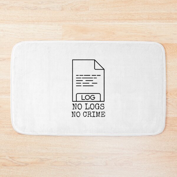 Item preview, no logs no crime designed and sold by Wordsmith-Wear.