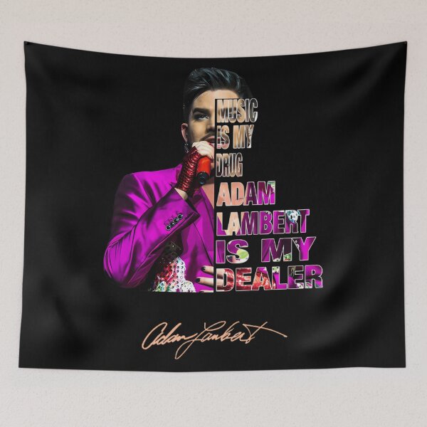 Item preview, MUSIC IS MY DRUG AND ADAM LAMBERT IS MY DEALER designed and sold by KerryInsideOut.