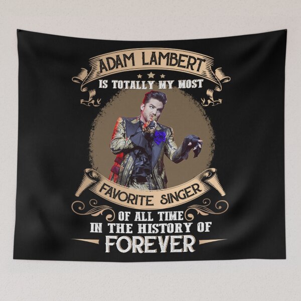 Item preview, ADAM LAMBERT IS TOTALLY MY MOST FAVORITE SINGER OF ALL TIME IN THE HISTORY OF FOREVER designed and sold by BurnishedAsaSt.