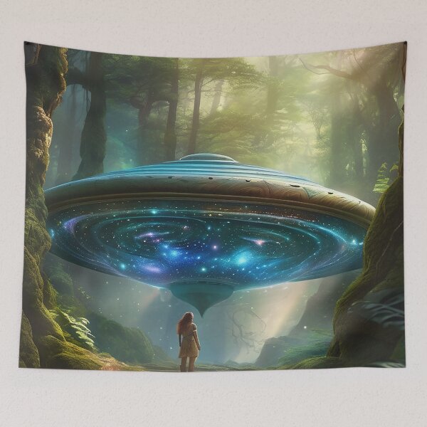Item preview,  BREATHTAKING Abstract Space Painting Unique Art by CeyhunS designed and sold by CeyhunS.