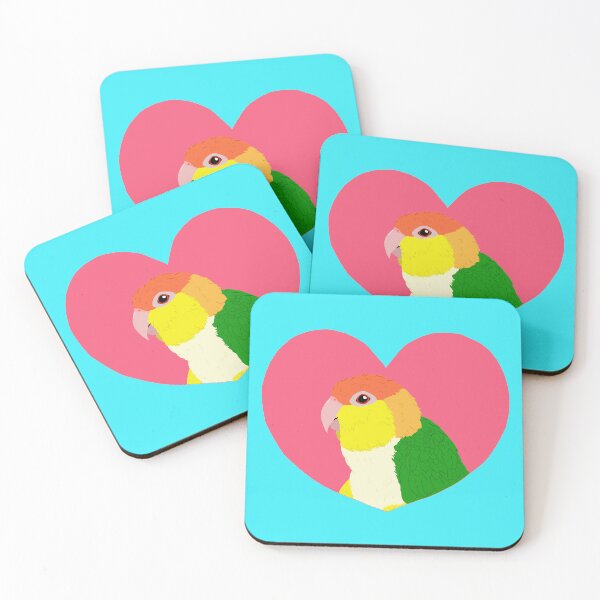 Item preview, Caique in heart designed and sold by TiffinByLK.