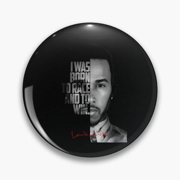 Item preview, Black and white Lewis Hamilton motivational quote. designed and sold by LavaAryana.