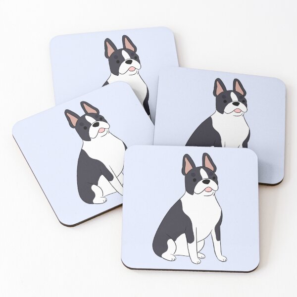 Item preview, Cute boston terrier dog illustration  designed and sold by Yaragold.