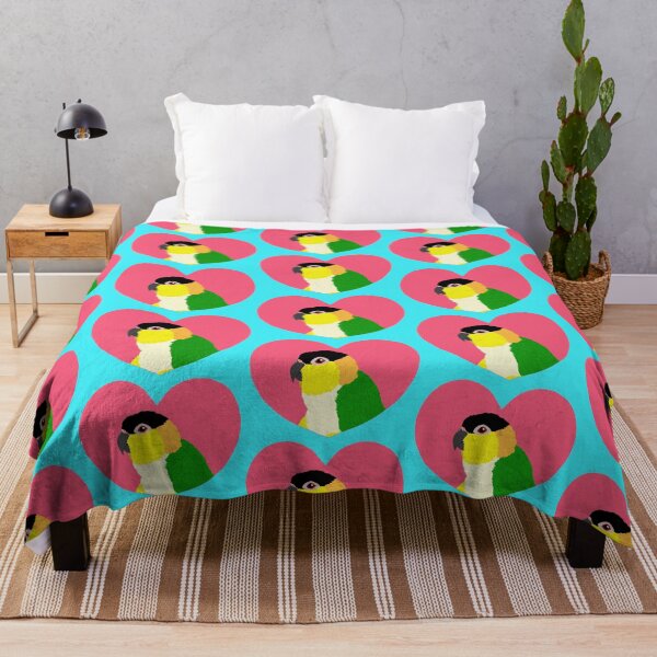 Item preview, Black Headed Caique in heart designed and sold by TiffinByLK.