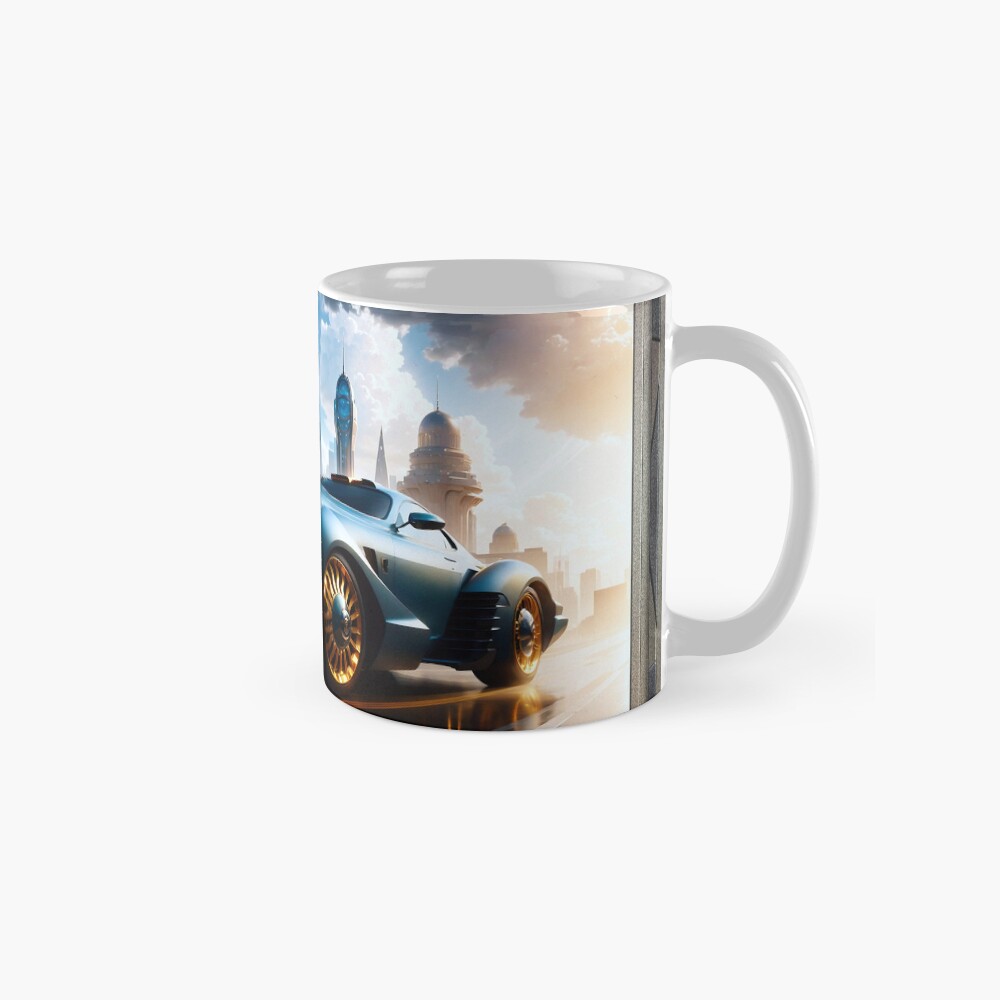 Trimark AS459 All Terrain Sports Coupe Alluring Fantasy AI Concept Art by Xzendor7 Decorative Mug