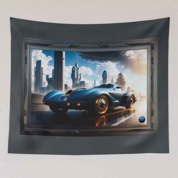 Item preview, Trimark AS459 All Terrain Sports Coupe Alluring Fantasy AI Concept Art by Xzendor7 designed and sold by Xzendor7 Digital Art Creations.
