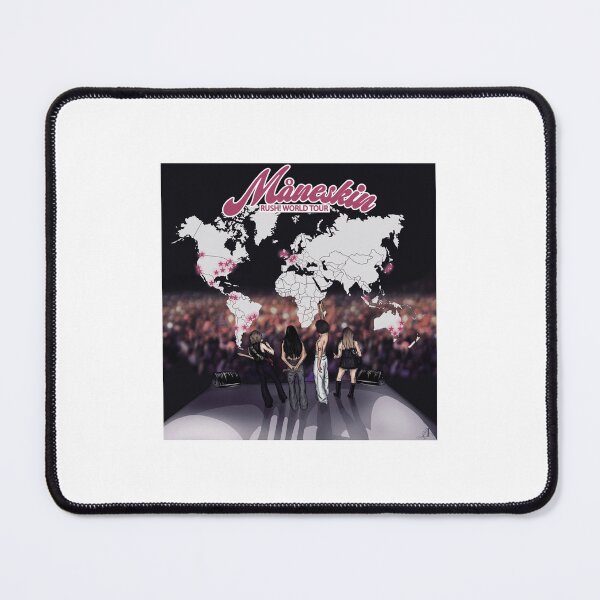Item preview, Måneskin Rush! World Tour poster designed and sold by ArteDellaVitaDE.