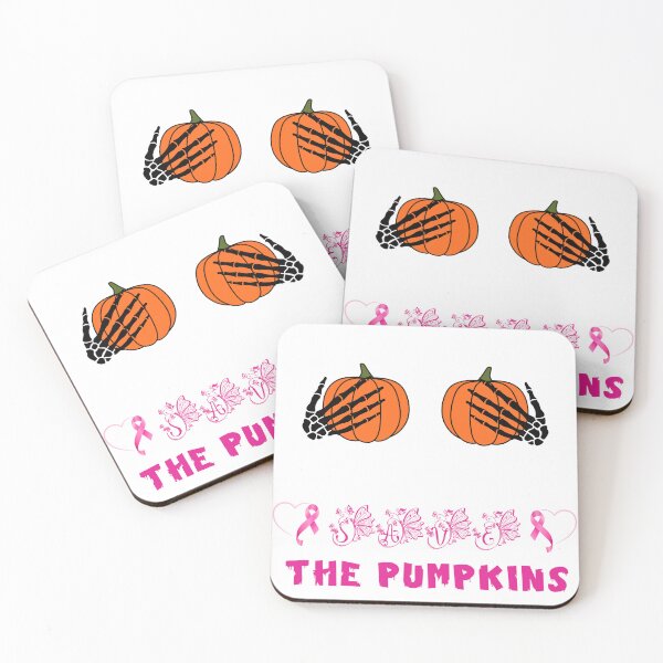 Item preview, Save The Pumpkins Pink Ribbon | Whimsical Autumn and Halloween Delights Collection, breast cancer awareness  designed and sold by Ali Doodles.