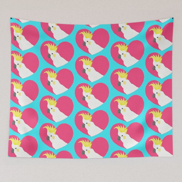 Item preview, Cockatoo in heart designed and sold by TiffinByLK.