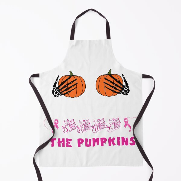 Item preview, Save The Pumpkins Pink Ribbon | Whimsical Autumn and Halloween Delights Collection, breast cancer awareness  designed and sold by Ali Doodles.