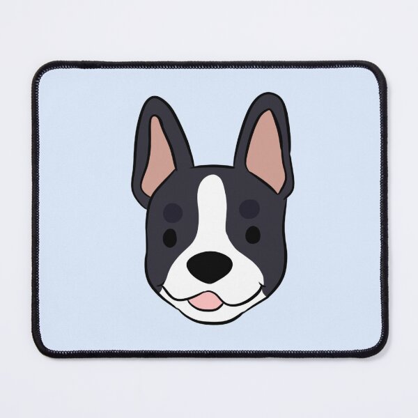 Item preview, Cute boston terrier dog face illustration designed and sold by Yaragold.