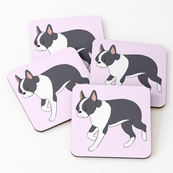 Item preview, Cute boston terrier dog illustration  designed and sold by Yaragold.