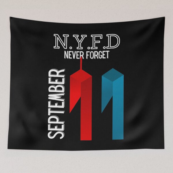 Item preview, New York Fire Department 9/11 Never Forget designed and sold by thegapstopstore.