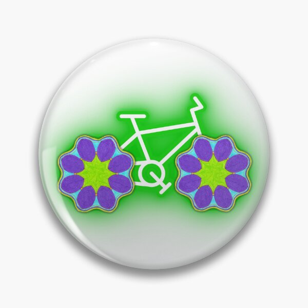 Item preview, "Vitality" mandala on bicycle designed and sold by Mandalanca.
