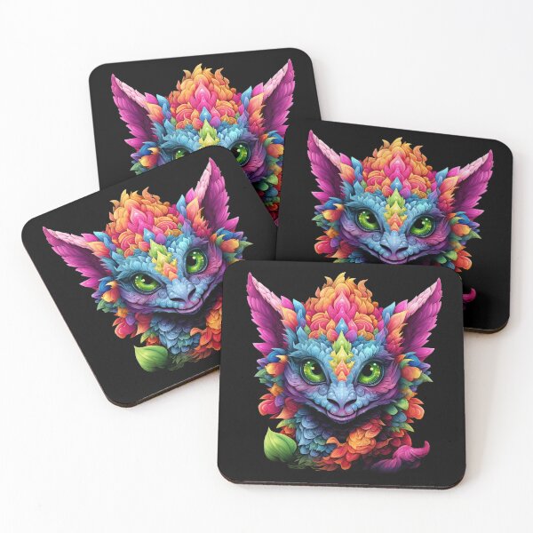 Item preview, Psychedelic Baby Dragon: Tiny Flamestarter designed and sold by PsyCloth.