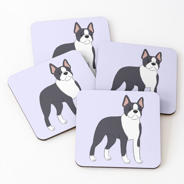 Item preview, Cute boston terrier dog illustration  designed and sold by Yaragold.