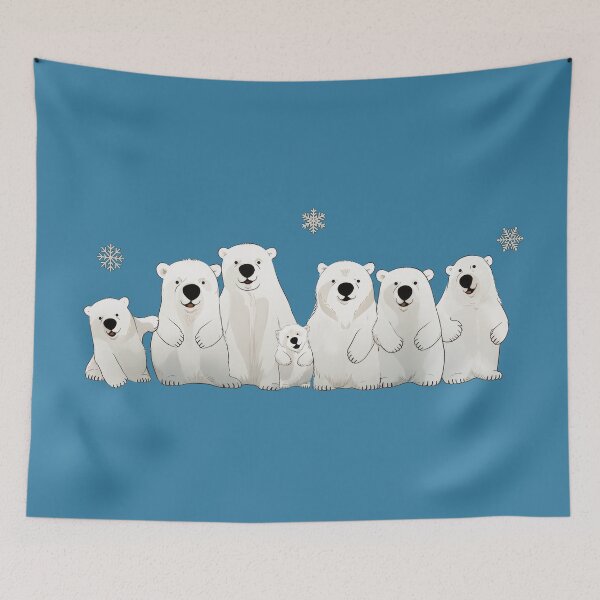 Item preview, Polar Bear Christmas Family Shirts Matching Family Christmas tshirt Polar Bear Tshirt Christmas Shirt Vacation group bear lover tshirt designed and sold by Nange and Gabe.