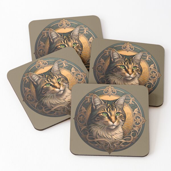 Item preview, Cat with Green Eyes designed and sold by AGNIII.