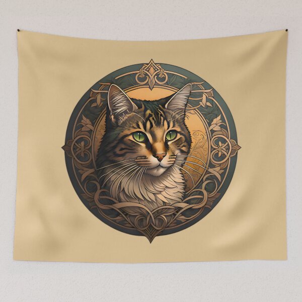 Item preview, Cat with Green Eyes designed and sold by AGNIII.