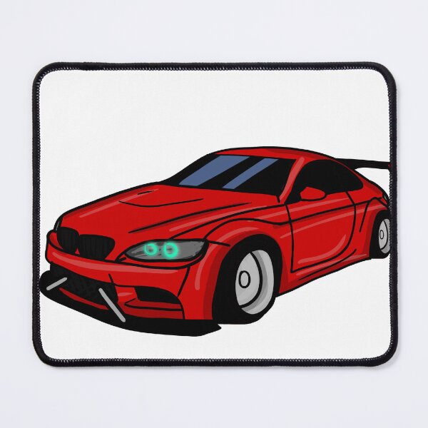 Item preview, red coupe supercar racecar sports tuning car designed and sold by MonkiFlipp.