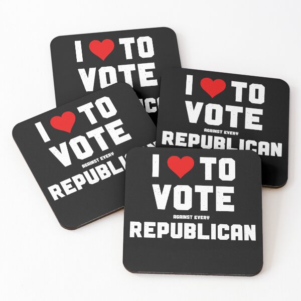 Item preview, I Love To Vote Against Every Republican - Anti-Conservative  designed and sold by elvisg03.