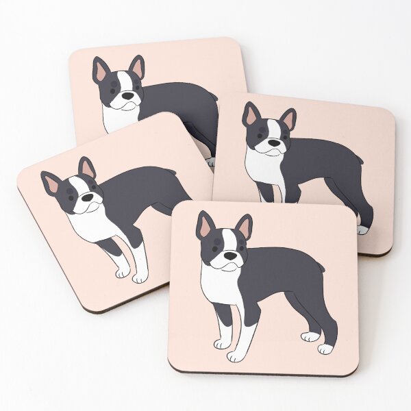 Item preview, Cute boston terrier dog illustration  designed and sold by Yaragold.