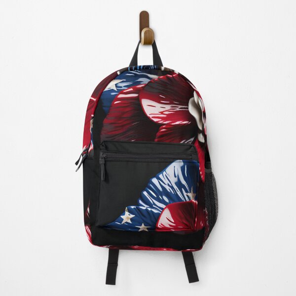 Item preview, American flag flower overlay print designed and sold by dcrc.