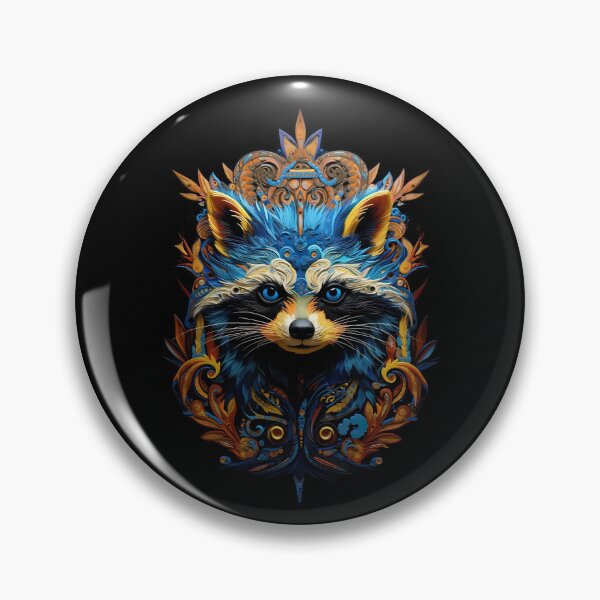 Item preview, Modern design reminiscent of a carved animal head of a raccoon designed and sold by Pflugart.
