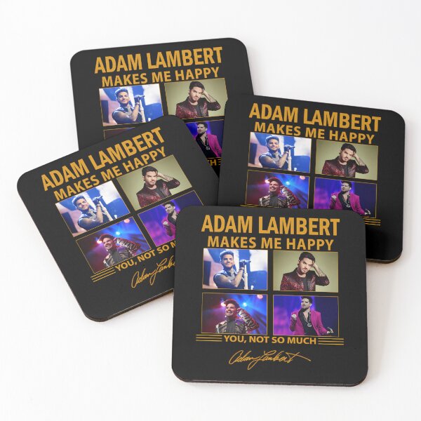 Item preview, ADAM LAMBERT MAKES ME HAPPY designed and sold by BurnishedAsaSt.