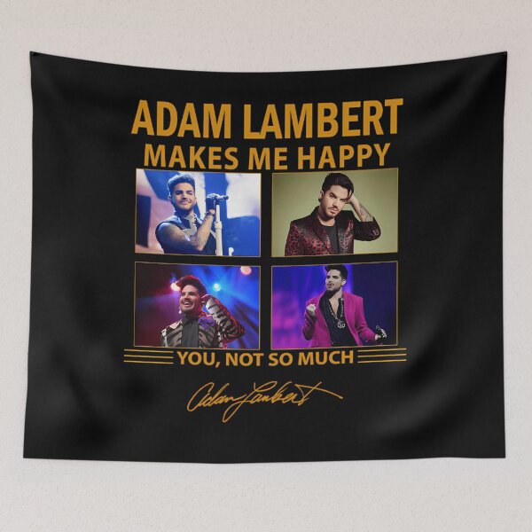 Item preview, ADAM LAMBERT MAKES ME HAPPY designed and sold by BurnishedAsaSt.