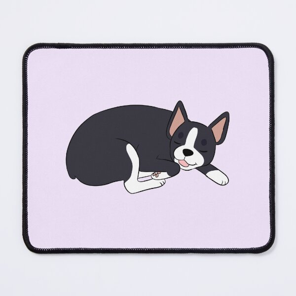 Item preview, Cute sleeping boston terrier dog illustration designed and sold by Yaragold.