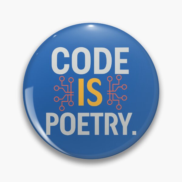 Item preview, Code is poetry designed and sold by RocketArtInd.
