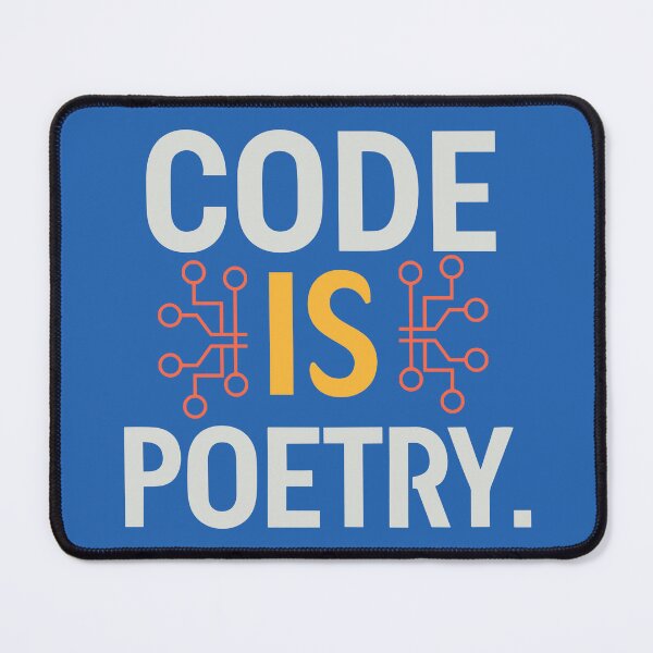 Item preview, Code is poetry designed and sold by RocketArtInd.