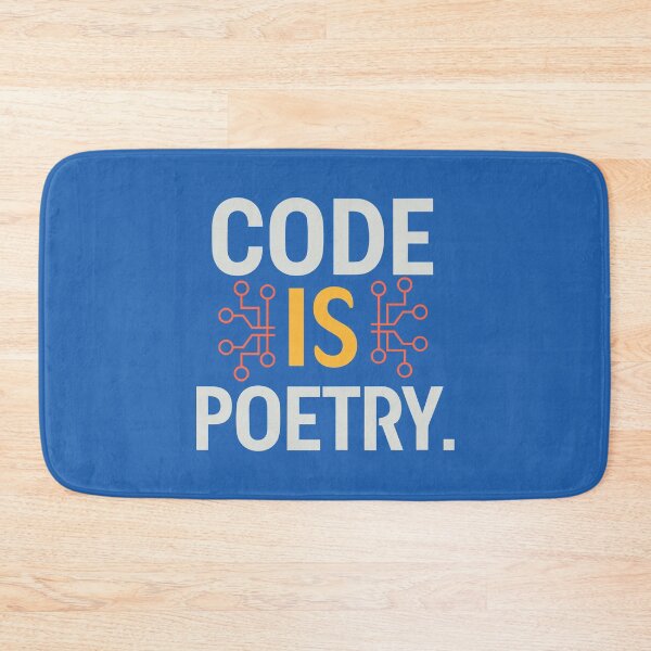 Item preview, Code is poetry designed and sold by RocketArtInd.