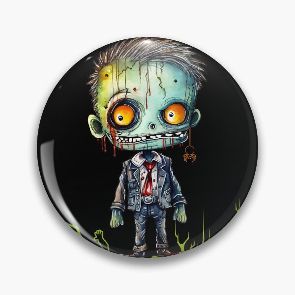 Item preview, No Brainer Zombie Boy - Halloween Zombie Gift designed and sold by InkyGenies.