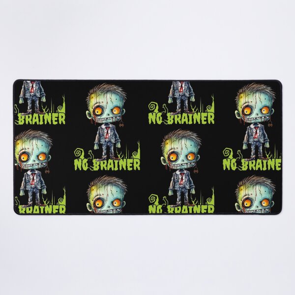 Item preview, No Brainer Zombie Boy - Halloween Zombie Gift designed and sold by InkyGenies.