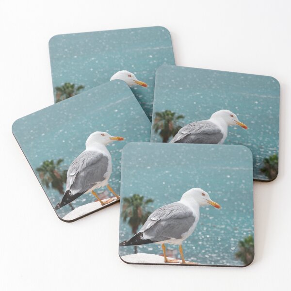 Item preview, Dreamy Seagull Looking at the Sea and the Boat designed and sold by Pukhlyando.