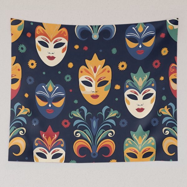 Item preview, Dark Colorful Mask designed and sold by StudioThink.