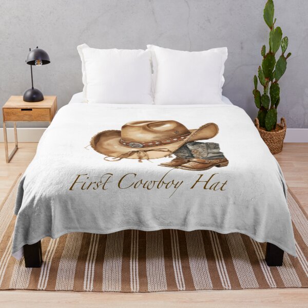 Item preview, First cowboy hat designed and sold by whitebirchmerch.