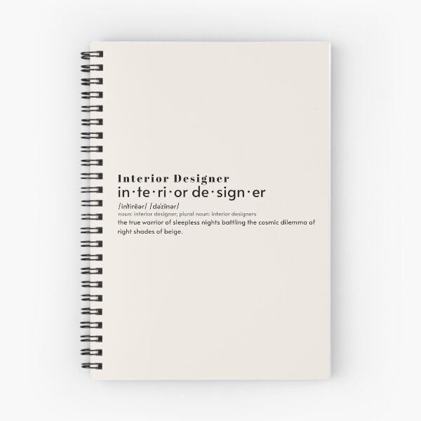 Item preview, Interior Designer Joke Beige, Funny Job Definition    designed and sold by JinJinYoon.