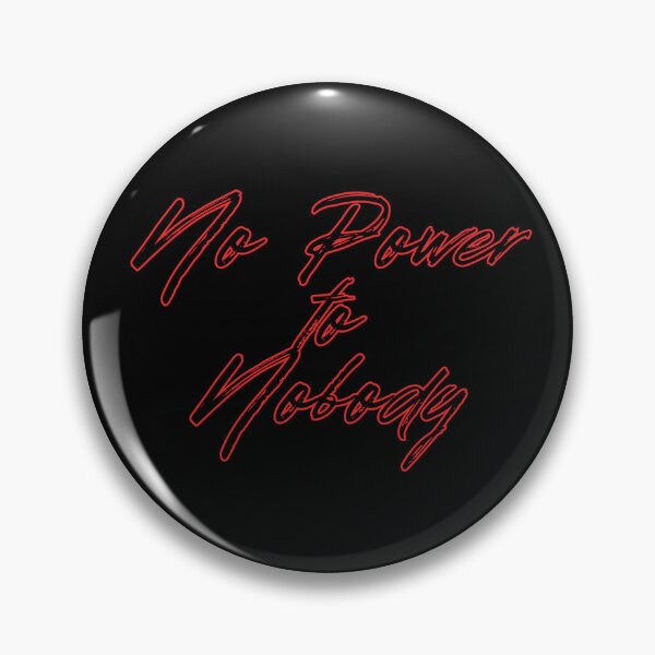 Item preview, No Power to Nobody Simple Minimalist Typography Design designed and sold by DevemDavam.