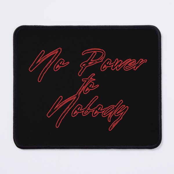 Item preview, No Power to Nobody Simple Minimalist Typography Design designed and sold by DevemDavam.