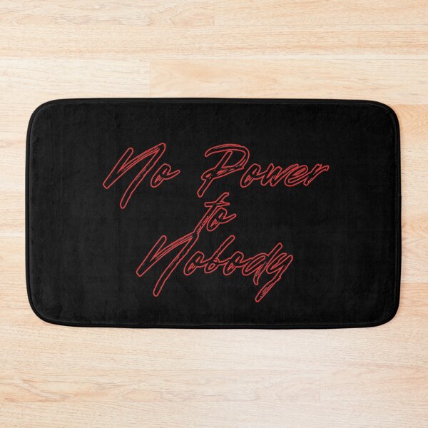 Item preview, No Power to Nobody Simple Minimalist Typography Design designed and sold by DevemDavam.